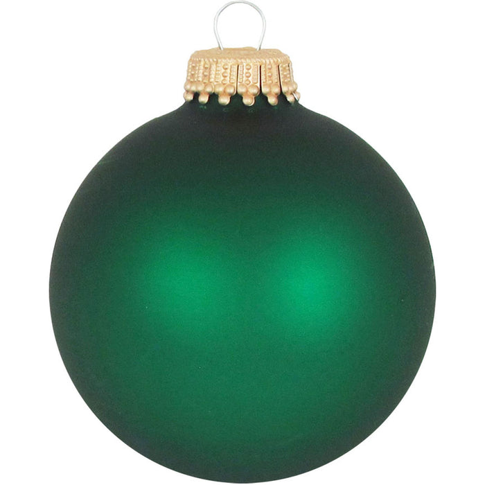 3 1/4” Wrap Printed Glass Blown Round Ball Christmas Ornament (#8WP)
