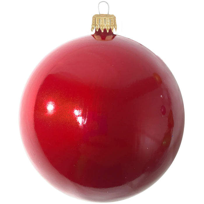 3 ¼” 83mm Shiny Shatterproof Plastic Ball Ornament (#8SPR)